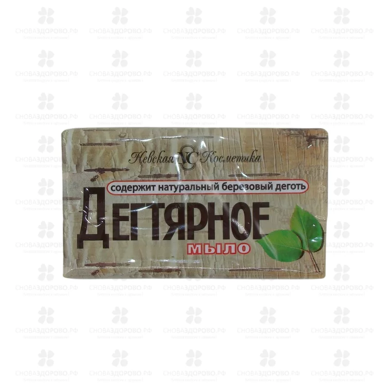 Мыло дегтярное 140г туалетное "Невская кометика" ✅ 22765/06844 | Сноваздорово.рф