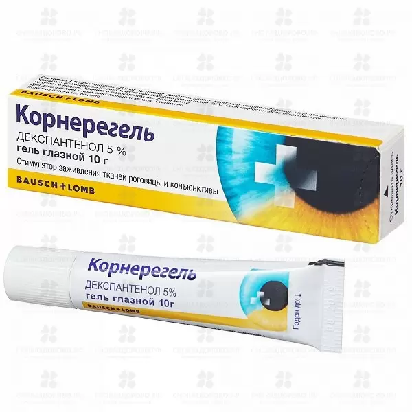 Корнерегель гель глазной 5% 10г ✅ 10429/06396 | Сноваздорово.рф