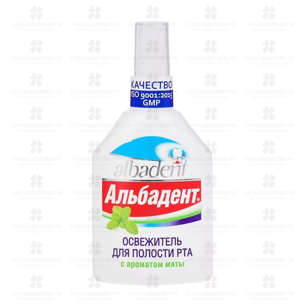 Альбадент освежитель для полости рта 35 мл флакон-спрей (мята) ✅ 24040/06277 | Сноваздорово.рф