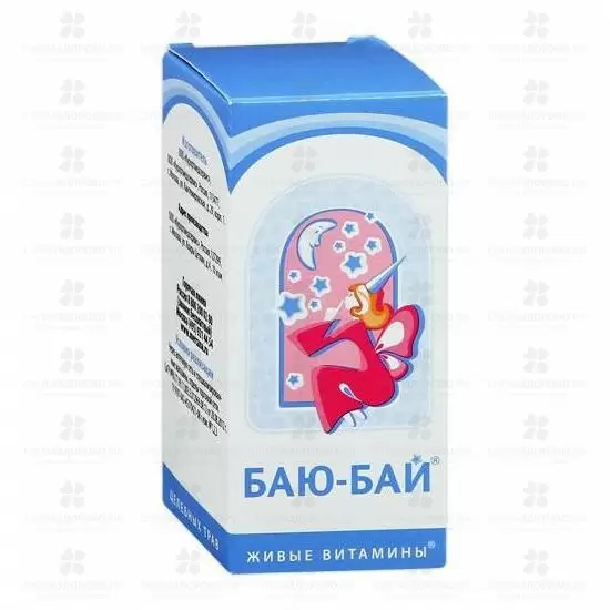 Баю-бай капли 50мл флакон (БАД) ✅ 11759/06800 | Сноваздорово.рф