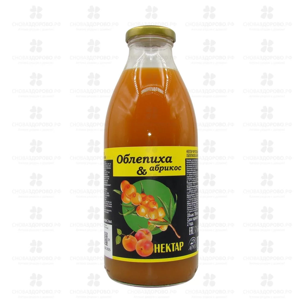 Нектар Облепихово-абрикосовый 750мл ✅ 20752/06580 | Сноваздорово.рф