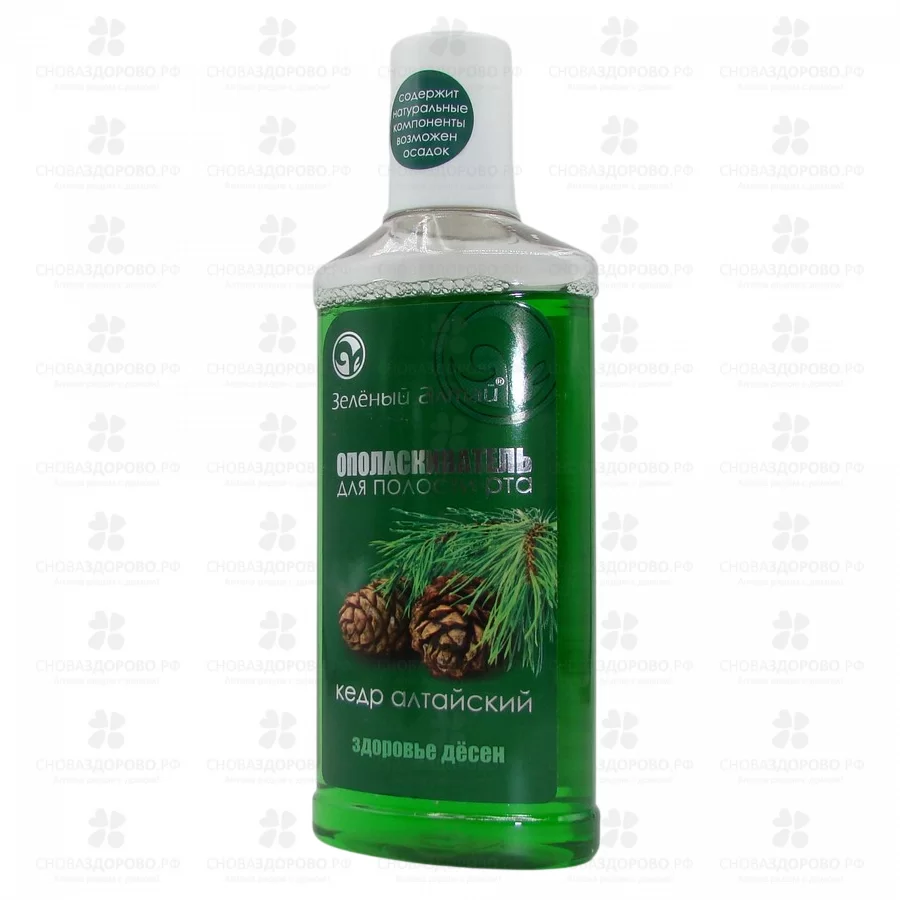 Зеленый Алтай Ополаскиватель для полости рта "Кедр Алтайский" 250мл ✅ 28441/06278 | Сноваздорово.рф