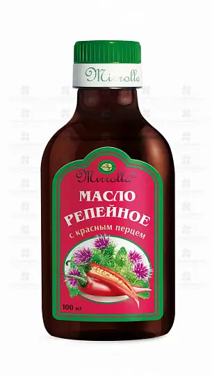 Масло репейное с красным перцем 100мл флакон ✅ 23035/06148 | Сноваздорово.рф