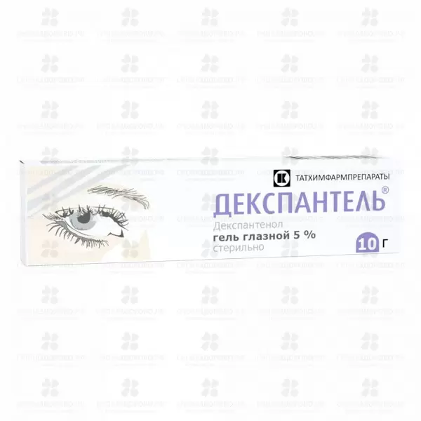 Декспантель гель глазной 5% 10г ✅ 35523/06192 | Сноваздорово.рф
