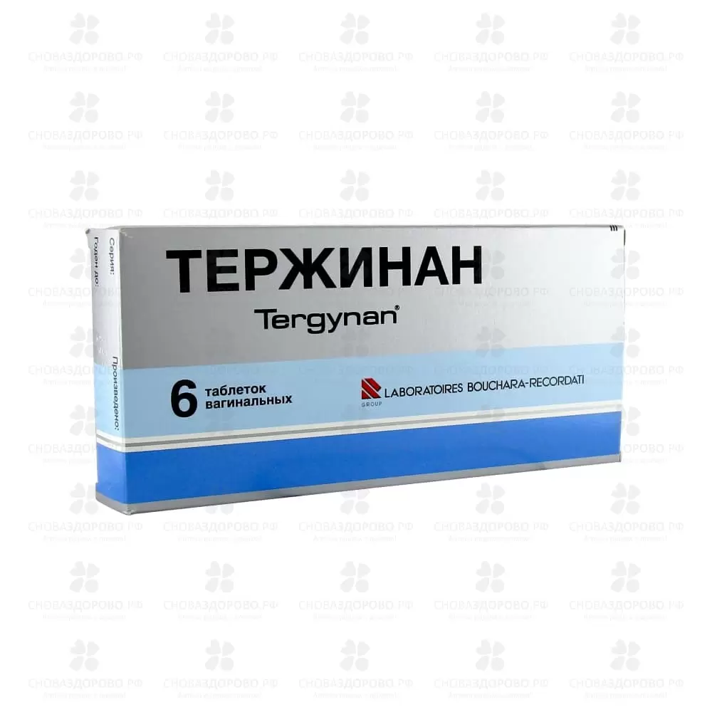 Тержинан таблетки вагинальные 65000ЕД+100 000ЕД+3мг+200мг №6 ✅ 01888/06975 | Сноваздорово.рф