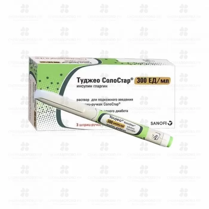 Туджео СолоСтар раствор для подкожного введения 300ЕД/мл 1,5мл картриджи в шприц-ручках №3 ✅ 30692/06184 | Сноваздорово.рф