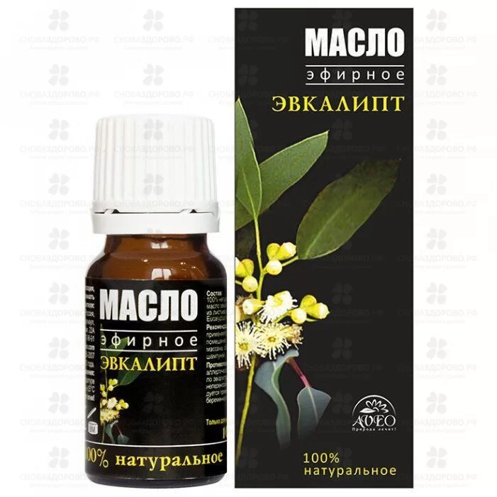 Масло Эвкалипта эфирное 10мл фл.  ✅ 08435/06698 | Сноваздорово.рф