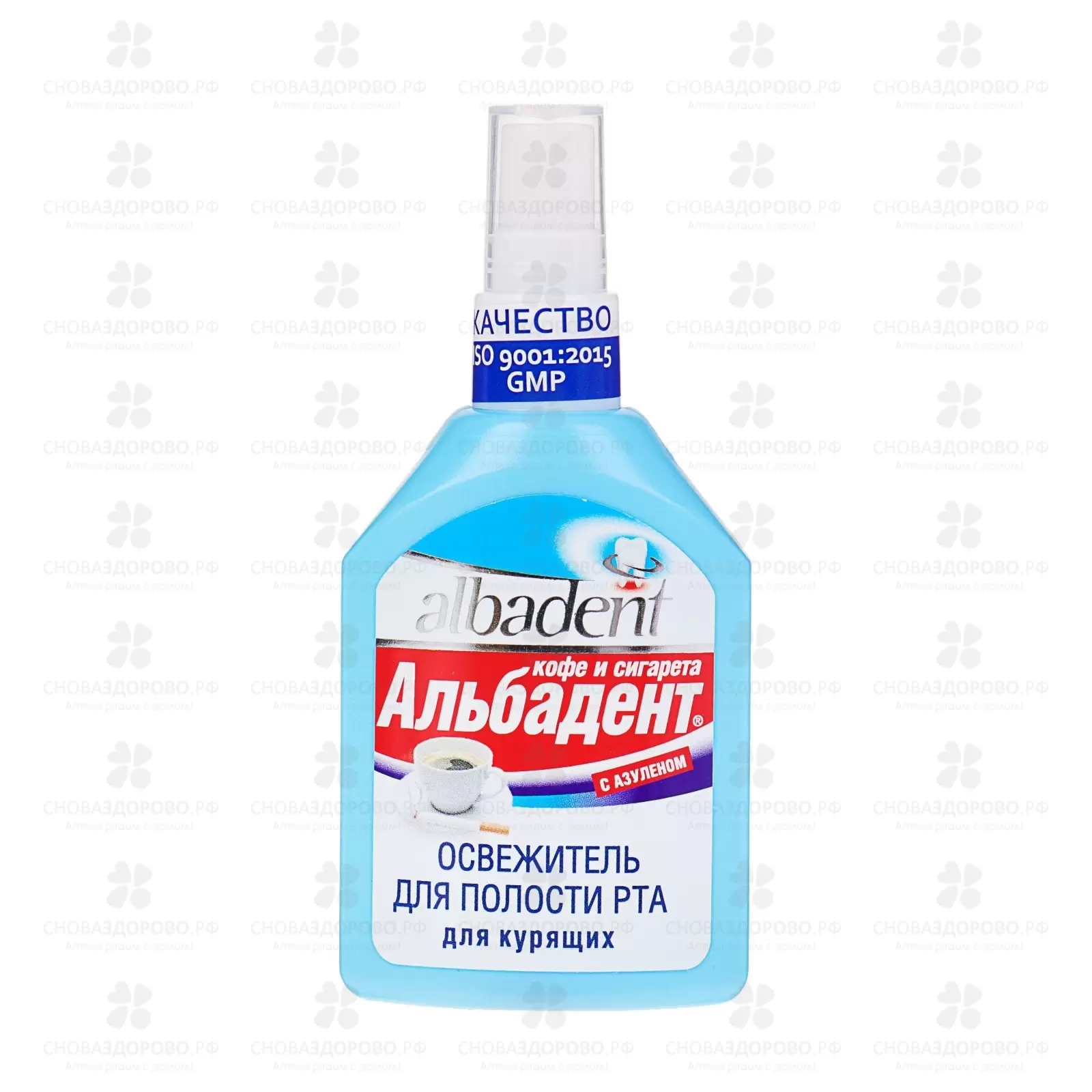 Альбадент освежитель для полости рта 35мл флакон-спрей (с азуленом, для курящих) ✅ 24036/06277 | Сноваздорово.рф
