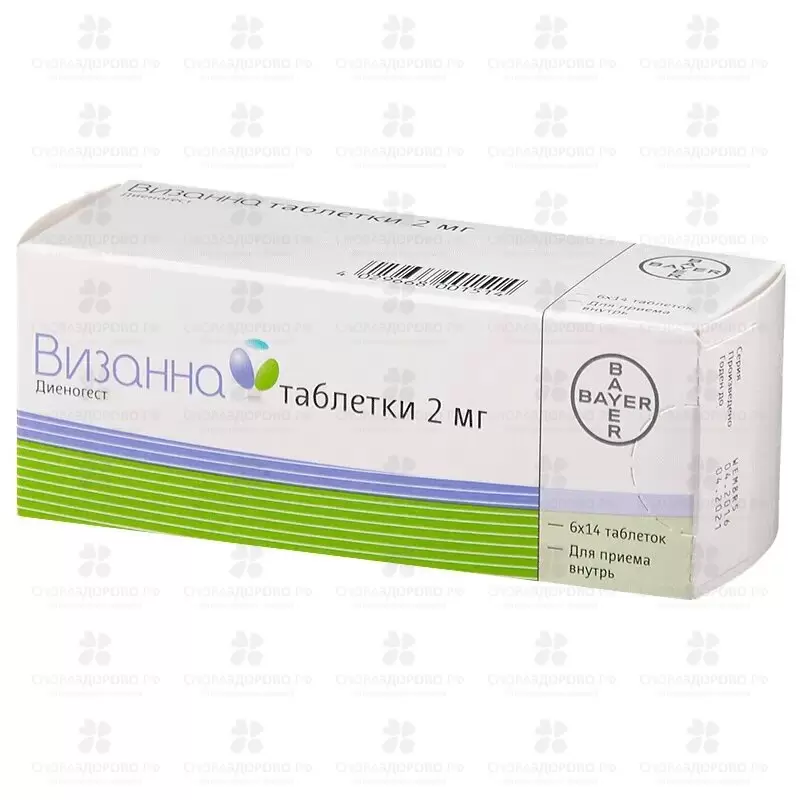 Визанна таблетки 2мг №84 ✅ 23882/06215 | Сноваздорово.рф