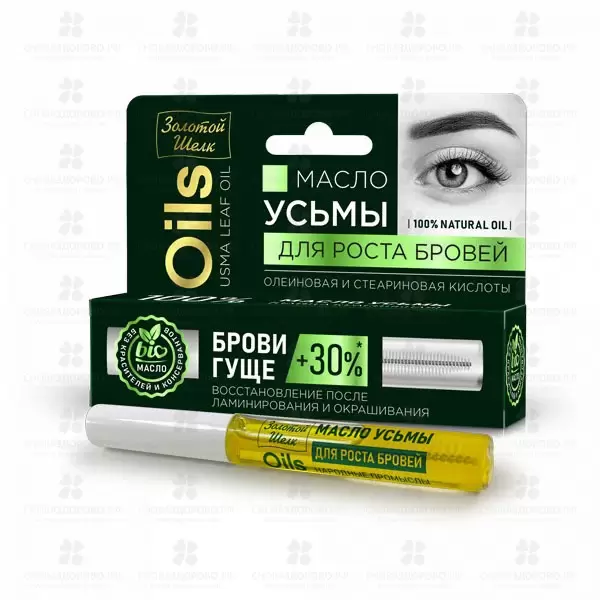 Золотой Шелк Масло Усьмы для роста бровей 7мл фл. ✅ 34586/06326 | Сноваздорово.рф