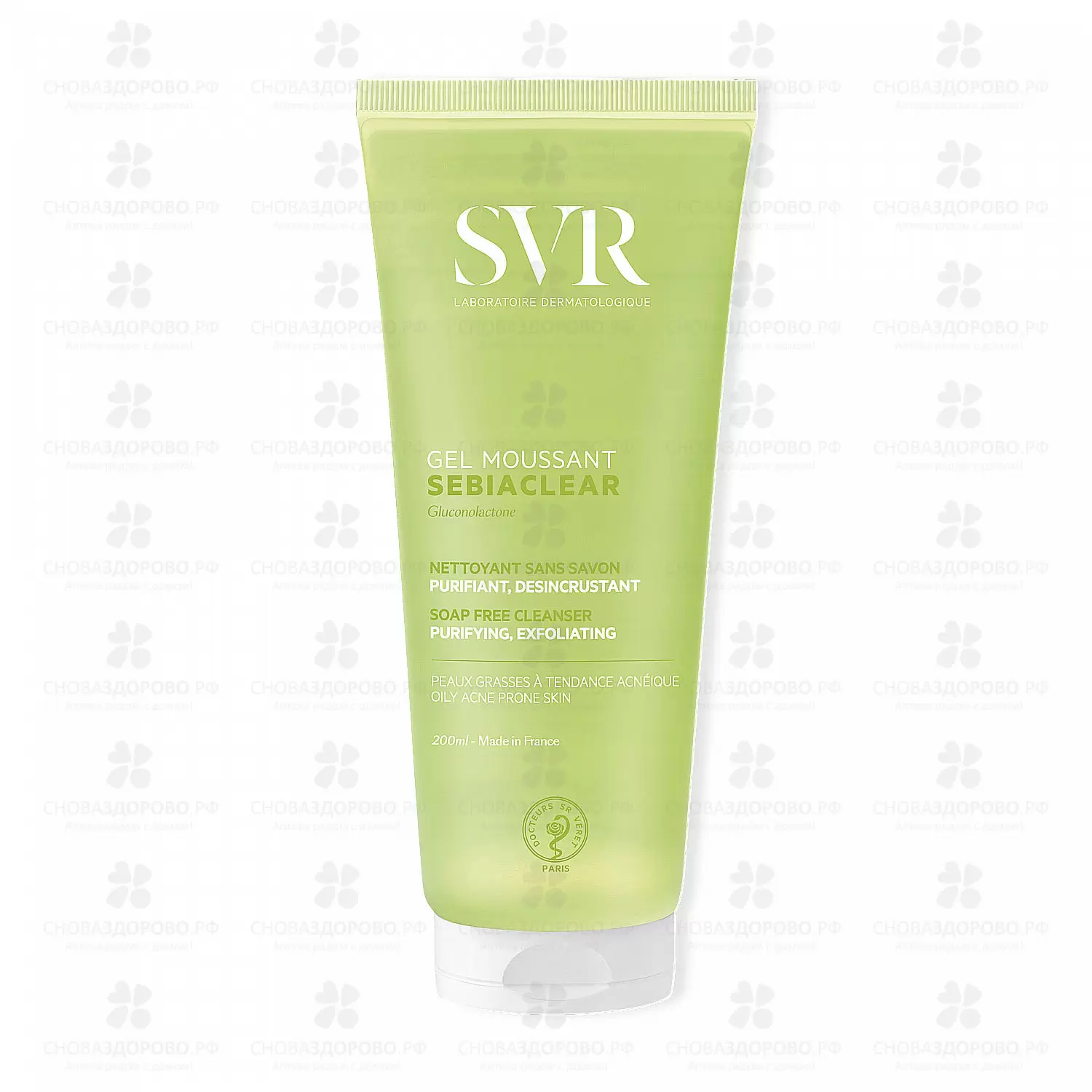 SVR Себиаклир Пенящийся мусс 200мл ✅ 36935/08781 | Сноваздорово.рф